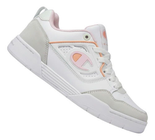 Tenis Champion 5 On 5 Lo Dama Ca102144w Casual Moderno Original Blanco Lisa 22 Mx