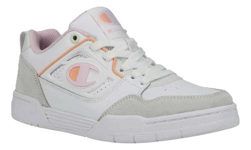 Tenis Champion 5 On 5 Lo Dama Ca102144w Casual Moderno Original Blanco Lisa 22 Mx