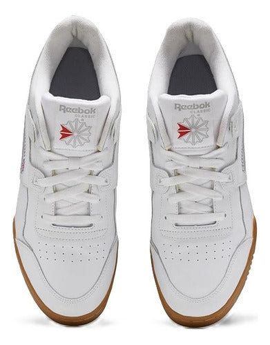 Tenis Reebok Workout Plus Caballero 100000064 Moda Orignal Blanco Lisa 28 Mx