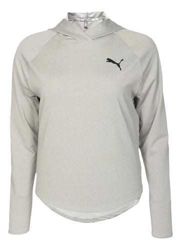Sudadera Puma Active Hoody W Dama 84565204 Confortable Orig Xs Gris