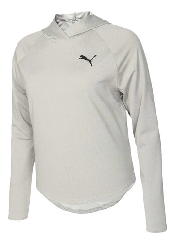 Sudadera Puma Active Hoody W Dama 84565204 Confortable Orig Xs Gris