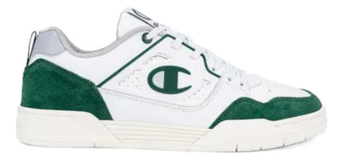 Tenis Champion 5 On 5 Lo Caballero Casual Original Moda Blanco/verde