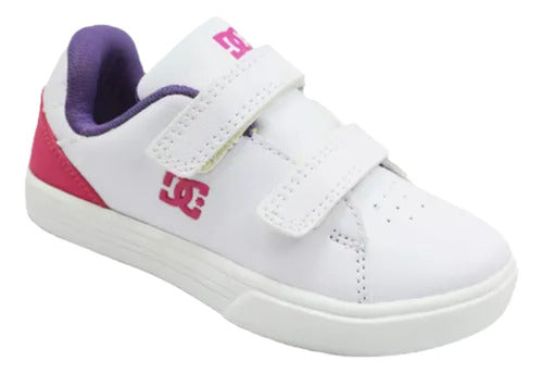 Tenis Dc Shoes Notch Sn V Mx Kids Adgs100094wl0 Original Blanco Lisa 16.5 Mx