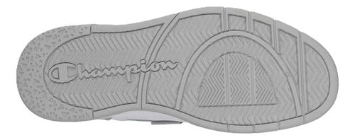 Tenis Tipo Bota Champion 5 On 5 Hi Caballero Ca101909m Orig Blanco Lisa 28.5 Mx