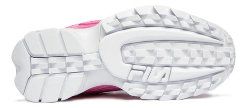 Tenis Fila Disruptor Ii Premium Metallic Kids 3xm02415668 Rosa Chicle Lisa 19 Mx