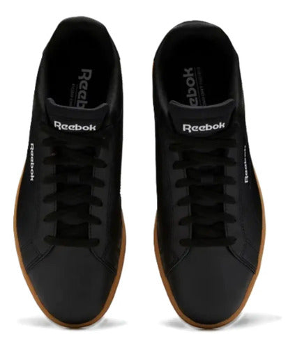 Tenis Reebok Royal Complete Cln2 100000454 Caballero Negro Negro Lisa 27 Mx