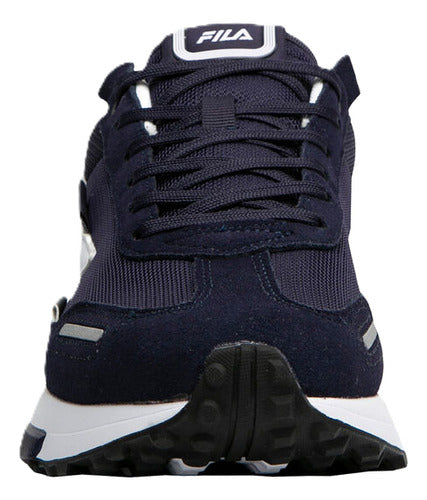Tenis Fila Levonte Caballero 1rm02611430 Confortable Orig Azul Oscuro Lisa 30 Mx