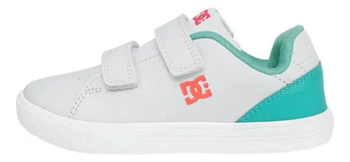 Tenis Dc Shoes Notch Sn V Mx  Shoe Wbl Kids Casual Original Blanco Lisa 17.5 Mx