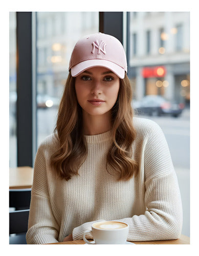 Gorra New Era New Yankees 9forty 60298801 Auténtica Original Rosa Pastel Unitalla Liso