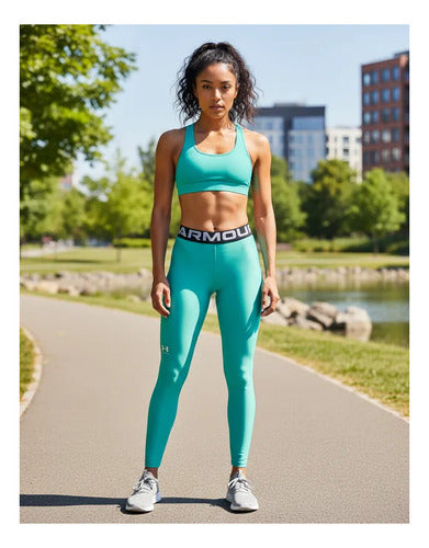 Legging Under Armour Dama 1383559482 Original Moda Turquesa Lisa Xl