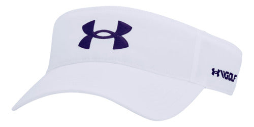 Visera Under Armour Golf96 Caballero 1361548101 Original Blanco Unitalla Lisa