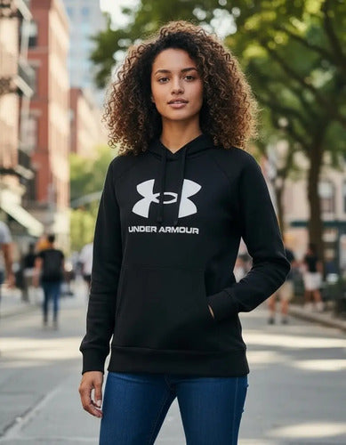 Sudadera Under Armour Rival Fleece Big Logo Dama