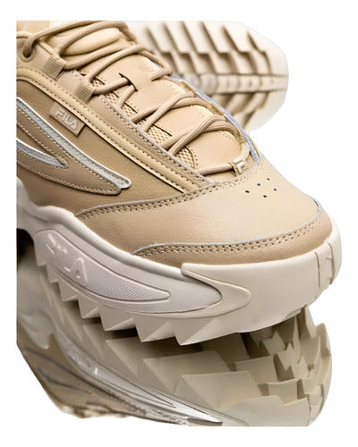Tenis Fila Twister Dama Moda Original Capucchino