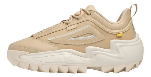 Tenis Fila Twister Dama Moda Original Capucchino