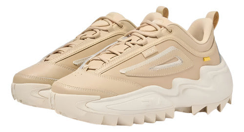 Tenis Fila Twister Dama Moda Original Capucchino