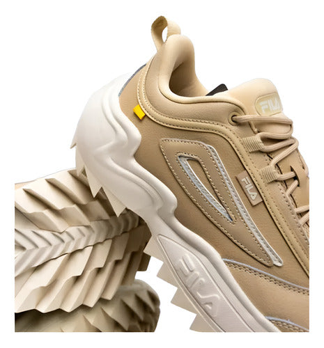 Tenis Fila Twister Dama Moda Original Capucchino