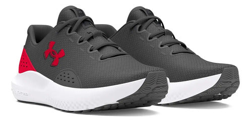 Tenis Under Armour Charged Surge 4 Caballero 3027000107 Orig Gris Oscuro Lisa 25.5 Mx