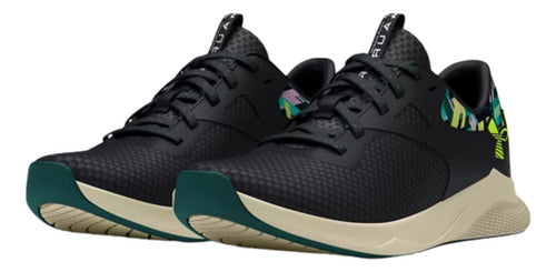 Tenis Under Armour Charged Aurora 2 Dama 3025238005 Original Negro Lisa 22 Mx