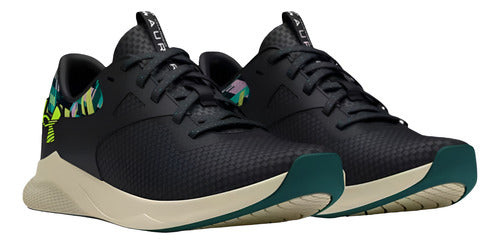 Tenis Under Armour Charged Aurora 2 Dama 3025238005 Original Negro Lisa 22 Mx