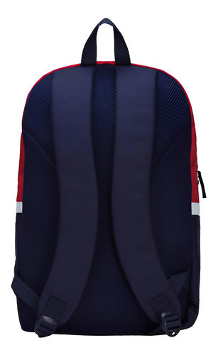 Mochila Fila Backpack Essence Unisex Vb201901646 Liso Rojo/azul Rojo Y Marino