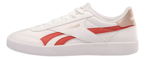 Tenis Reebok Smash Edge Dama 100202100 Blanco/rojo Casual Original Moda Blanco Lisa 22.5 Mx