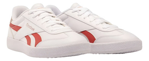 Tenis Reebok Smash Edge Dama 100202100 Blanco/rojo Casual Original Moda Blanco Lisa 22.5 Mx