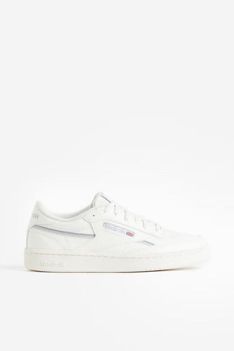 Tenis Reebok Club C 85 Vegan Dama Ie1600 Blanco Casual Original Moda Blanco Lisa 23.5 Mx