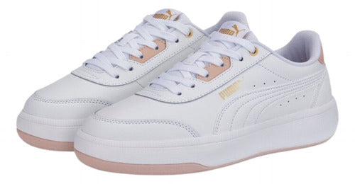 Tenis Tori Puma Dama 38302616 Blanco Casual Original Moda Blanco Lisa 23 Mx