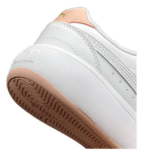 Tenis Tori Puma Dama 38302616 Blanco Casual Original Moda Blanco Lisa 23 Mx