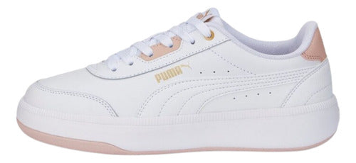 Tenis Tori Puma Dama 38302616 Blanco Casual Original Moda Blanco Lisa 23 Mx