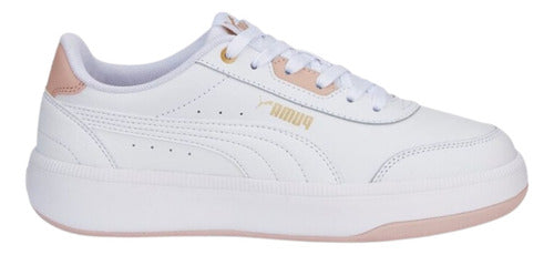Tenis Tori Puma Dama 38302616 Blanco Casual Original Moda Blanco Lisa 23 Mx