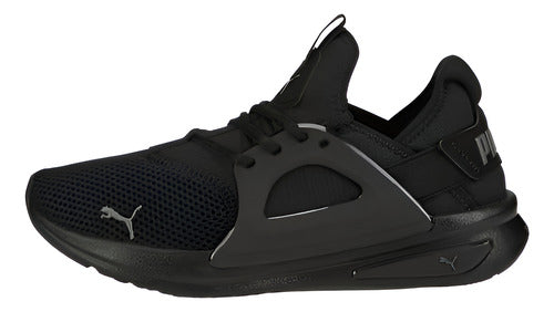 Tenis Puma Softride Enzo Metallic Dama 37704901 Negro Cómodo Original Negro Lisa 22.5 Mx