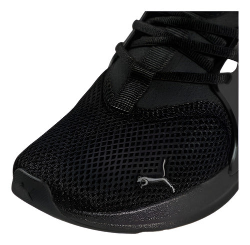 Tenis Puma Softride Enzo Metallic Dama 37704901 Negro Cómodo Original Negro Lisa 22.5 Mx
