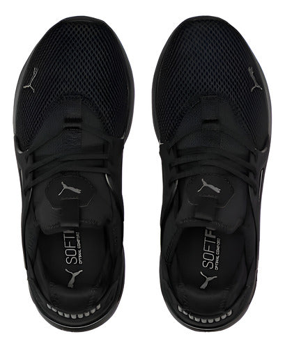 Tenis Puma Softride Enzo Metallic Dama 37704901 Negro Cómodo Original Negro Lisa 22.5 Mx