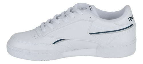 Tenis Reebok Club C 85 Vegan  100033005 Comodo Original Moda Blanco Lisa 9 Mx
