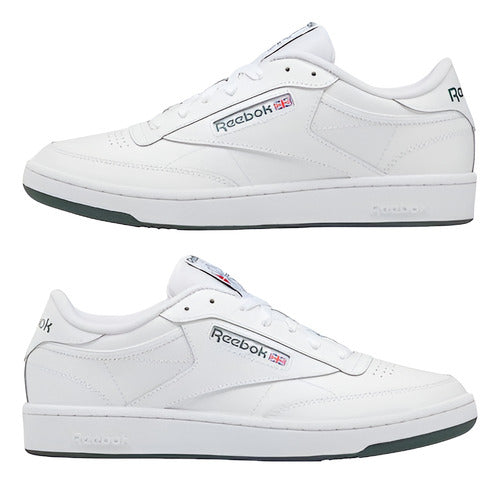Tenis Reebok Club C 85 Caballero 100039280 Cómodo Original Blanco Lisa 25.5 Mx