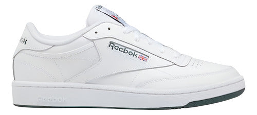 Tenis Reebok Club C 85 Caballero 100039280 Cómodo Original Blanco Lisa 25.5 Mx