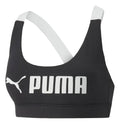 Top Puma Mid Impact  Fit Bra 52219201 Comodo Original Negro Lisa Ch