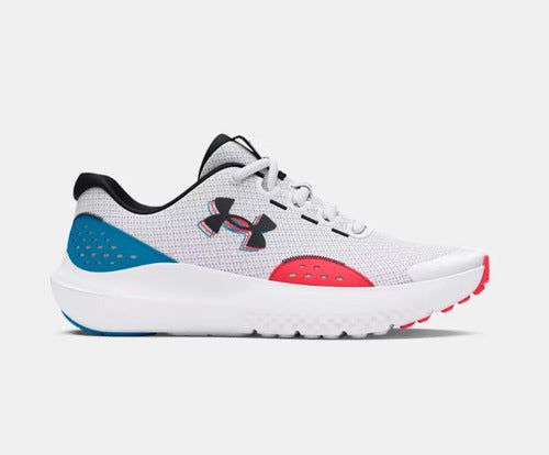 Tenis Ua Charged Surge 4-wht Comodo Original Moda