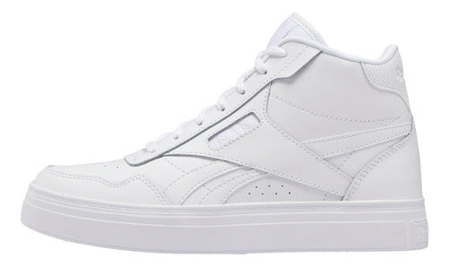Tenis Reebok  Court Advance Gz9614 Comodo Original Moda Color Blanco Blanco Lisa 24.5 Mx