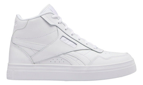 Tenis Reebok  Court Advance Gz9614 Comodo Original Moda Color Blanco Blanco Lisa 23 Mx