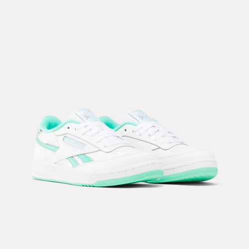 Tenis Reebok Club C Revenge 100070173 Comodo Original Moda Blanco Lisa 4.5 Mx
