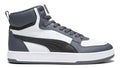 Tenis Tipo Bota Puma Caven 2.0 Mid Unisex 39229105 Cómodo Original Blanco Con Gris Oscuro Lisa 30 Mx