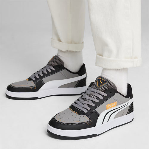Tenis Puma Caven 2.0 Vtg Desert Road Hombre 39614502 Cómodo Original Gris Oscuro Lisa 26 Mx