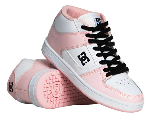 Tenis Dc Shoes Manteca 4 Mid  Shoe Ltp Adjs100162ltp Origin Blanco Lisa 2 Mx