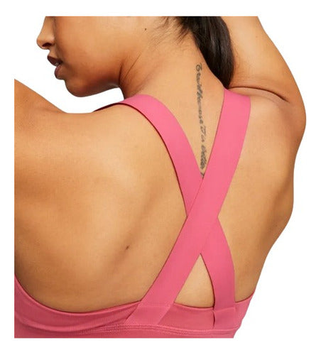 Top Puma Mid Impact Fit Bra 52219282 Comodo Original Rosa Lisa Ch