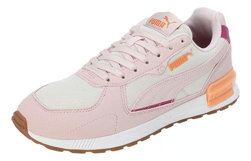 Tenis Puma Gravition Wns 38706763 Original Moda Rosa Claro Lisa 27.5 Mx