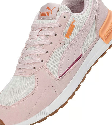 Tenis Puma Gravition Wns 38706763 Original Moda Rosa Claro Lisa 27.5 Mx