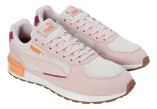 Tenis Puma Gravition Wns 38706763 Original Moda Rosa Claro Lisa 27.5 Mx
