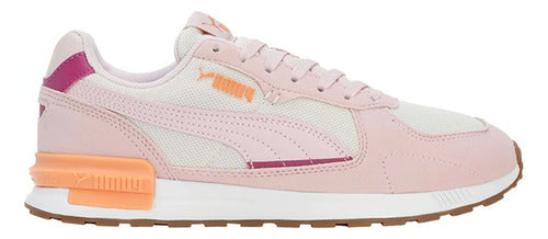 Tenis Puma Gravition Wns 38706763 Original Moda Rosa Claro Lisa 27.5 Mx